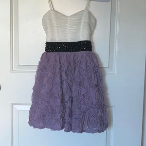 Floral Dress (Purple Roses)